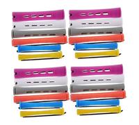 HEATSHAKING 60pcs Multi-color Perm Rollers Set Professional Plastic Hair Curlers Lightweight Hair Perming Kit for Women DIY Hairdressing with Ergonomic Design and Quick Heating Technology