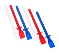 HEATSHAKING 6pcs Glue Spreader Set with Flexible Pp Copolymer Tips for Leathercraft and Wood, Simple to Use with Comfortable Grip Shape, for Working with Thick Paint and Creating Random Color