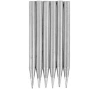 HEATSHAKING 6pcs Precision Tapered Soldering Iron Tips for Welding Station, Fine Pointed Replacement Heads for Detailed PCB Work and Electronic Repairs Accessories