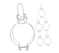 HEATSHAKING 6pcs Sealing Clamps for Wide Mouth Glass Jars Airtight Jar Locking Clips for Canning and Food Storage Wire Fastenings