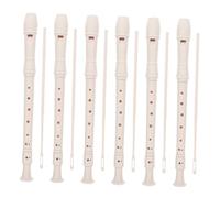 HEATSHAKING 6sets Soprano Recorder for Boys and Girls Student German Flute Recorder Instrument Cleaning Rod Music Classes School Bands Practice Beginner