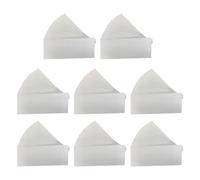HEATSHAKING 8 Packs White Cotton Paper Towels 100 Sheets Each, Reliable and Easy to Operate Water Absorbent Paper for School Teaching and Science Experiments, Laboratory Use