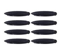 HEATSHAKING 8pcs Folding Travel Toothbrush with Comfortable Pp Handle and Soft Charcoal Bristles, Portable Manual Toothbrush Set for Camping and Travel