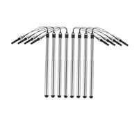 HEATSHAKING 8Pcs Mini Stylus Pens for Touch Screens Compatible with Tablets and Phones Portable Retractable Capacitive Touch Screen Pens Made of Plastic Metal and Rubber for Precision Writing