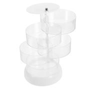 HEATSHAKING Acrylic Rotating Storage Box Rotation Multipurpose Organizer Space-saving Hair Tie Holder