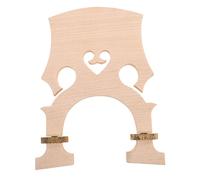 HEATSHAKING Adjustable Cello Bridge 3/4 Size Design European Maple Wood with Low and Tall Options Rich and Expressive Tone, for Beginners and Students in Music Training Institutions