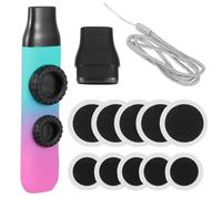 HEATSHAKING Adjustable Double-hole Kazoo Musical Instrument, Plastic, Easy to Play for Children’s Musical Enlightenment, Guitar and Ukulele Accompaniment