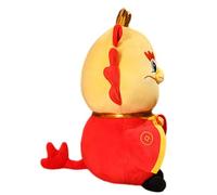 HEATSHAKING Adorable Stuffed Dragon Mascot Ornament for Chinese Year Celebration Plush Dragon Doll for Loved Ones and Home Decoration