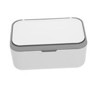 HEATSHAKING Baby Wipes Dispenser White Abs Tissue Holder Box with Lid, Space-Saving and Easy to Clean, Stylish Appearance for Travel and Coffee Tables