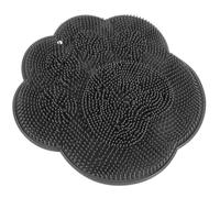HEATSHAKING Back Rub Pad Suction Cup Silicone Back Scrubber Mat Wall Mounted for Shower Bathroom Use as Foot Scrubber Mat