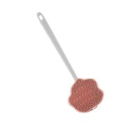 HEATSHAKING Bath Exfoliator Brush Handle Shower Scrubber for Back Massage and Skin Exfoliation Convenient Handheld Bath Brush for Body Cleaning and Circulation Improvement