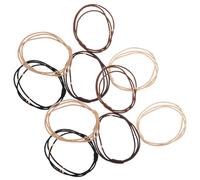 HEATSHAKING Beaded Hair Ties with Beads High Elasticity for Women 10 Pcs Triple Layer Hair Bands Prevents Breakage Suitable for Daily Use and Yoga