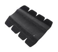 HEATSHAKING Black Cowhide French Horn Hand Protection Pad, Wear Resistant and High Durability Horn Maintenance Cushion for Musical Instrument Accessories