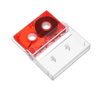 HEATSHAKING Blank Clear Cassette Tape for Audio Recording Retro-inspired Music Tape for DIY Craft Projects and Voice Messages Versatile Recording Accessory for Personal Keepsakes and Gifts