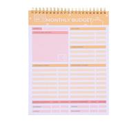 HEATSHAKING Budget Planner Notebook Budget Spiral Notepad Portable Small Budgeting Notebook Paper and Iron Coil Binding for School and Office