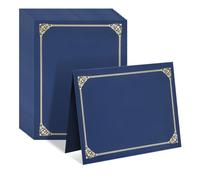 HEATSHAKING Certificate Holders Paper Document Covers with Foil Border 30pcs Elegant and Sl esign to Protect Graduation Certificates for Diplomas and Awards for Professional Use