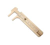 HEATSHAKING Copper Cm/inch Caliper with Dual Scale Pocket Caliper High Precision and Wear Resistance for Measuring Delicate Items and Spaces