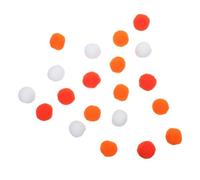 HEATSHAKING Craft Pom Poms Fluffy Texture with Soft and Smooth Surface 100pcs Orange for Made of Polyester Colourfast and Resist Deformation for Classroom Crafts and Home Decorations