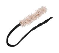 HEATSHAKING Crystal Beaded Hairpin Hair Donut Bun Maker Hair Styling Tool for Women Simple Updo