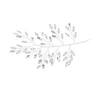 HEATSHAKING Crystal Rhinestone Hair Chain for Brides and Bridesmaids Elegant Wedding Headdress and Party Hair Accessory for Engagements Proms and Special Events