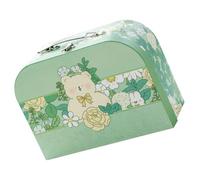 HEATSHAKING Decorative Paper Suitcase Box Reusable Container for Nuts and Chocolates Suitable for Weddings and Parties