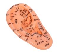HEATSHAKING Ear Acupuncture Model for Massage Practice Realistic Chinese Medicine Anatomical Prop Acupoint Pressure Zones for Educational Training and Nursing Demonstration
