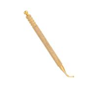 HEATSHAKING Ear Point Massage Probe Golden Pen for Facial Reflexology Multi-Functional Pressure Stick for Ear Acupuncture Neck Shoulder and Back Massage