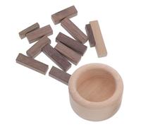 HEATSHAKING Essential Oil Diffuser Wood Ornament for Aromatherapy in Bathroom, Study, Car and Hotel with Unique Beige Design