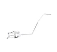 HEATSHAKING Flat Key Baritone Horn Marching Music Holder Metal Plated Lyre Clip Universal Sheet Music Rack for Brass Instruments for Marching Band