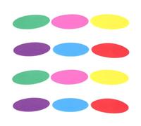 HEATSHAKING Flat round Pvc Spot Markers Random Color for Soccer Training 12pcs Non-slip Multi-purpose Discs Sturdy Flat Sports Markers for Fitness Workouts and Social Distancing for Football