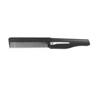 HEATSHAKING Foldable Hair Comb Set Hairdressing Tools Portable for Men and Women 3pcs Black Scalp Massage and Stimulation, for Travel Use
