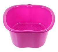 HEATSHAKING Foot Soak Tub Pedicure Basin Foot Wash Bucket Plastic Purple Thickened Massage Easy to Use Stimulate Acupoints for Home
