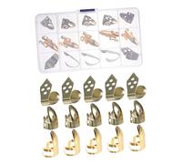 HEATSHAKING Guitar Finger Cots for Banjo and Acoustic Guitar Metal Thumb and Finger Picks Multifunctional Set for Playing Protection