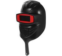HEATSHAKING Handheld Welding Face Mask with Handle Black Plastic Welder Face Mask Viewing Reusable Protective and Cutting