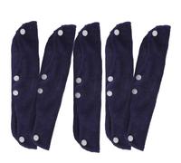 HEATSHAKING Hard Hat Sweatband Replacement Washable Cloth Sweat Absorbing Liner Pads 5pcs with Buckle-style for Comfortable Wear in Construction Safety Helmets
