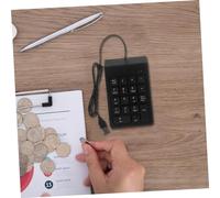 HEATSHAKING Key USB Wired Numeric Keypad Compact Mechanical Numpad for Laptop and Desktop Ergonomic Design for Efficient Data Entry Finance and Banking