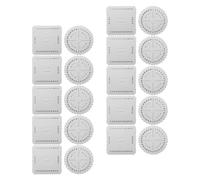 HEATSHAKING Kumihimo Braiding Disks Craft Supplies 20pcs Braiding Tools for Beginners Lightweight Plastic and Resin with 40 Numbered Slots Portable for DIY Enthusiasts at Home