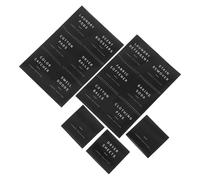 HEATSHAKING Laundry Room Labels for Organizing Waterproof Paper Stickers Black Minimalist Elegant Style Simple Application Travel Homes