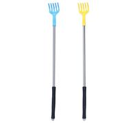 HEATSHAKING Metal Back Scratcher Back Scraper 2pcs and Body Roller Set, Easy to Use Handheld with Smooth Metal Material, Birthday Gift for Random Color Parents in Need of Relaxation