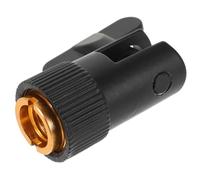 HEATSHAKING Microphone Shock Mount Holder with Nut for 4.5cm Mic Stand, Plastic and Copper Construction Providing Reliable Support and Noise Reduction, for Home Recording Environments
