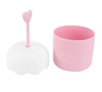 HEATSHAKING Mini Foaming Cup Facial Bubbler Easy to Use Bubble Former for Women Made of Sturdy Pp Material Portable Simple Shape Bubble Cleanser Tool