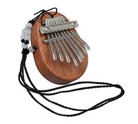 HEATSHAKING Mini Kalimba Finger Piano Pendant 8 Keys African Thumb Piano Instrument Portable Wooden Finger Instrument for Boys and Girls and Beginners for Christmas and Birthday