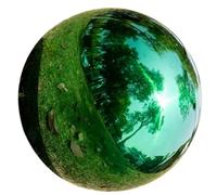 HEATSHAKING Mirror Balls the Garden 7 Inch Stainless Steel Reflective Sphere Polished Mirror Surface, Portable Garden Reflection Ball for Patio and Lawn Outdoor Decorations
