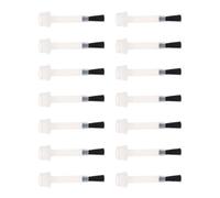 HEATSHAKING Nail Polish Brush 20Pcs Mini Nylon Replacement Set 9Mm for Gel and Glitter Application Suitable for Home and Professional Use