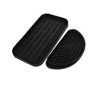 HEATSHAKING Non-slip Silicone Drip Catcher Tray for Refrigerator and Water Dispenser Kitchen Draining Board with Water-resistant Design Half Small Drip Trays for Leak Protection and Floor