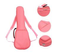 HEATSHAKING Padded Ukulele Bag Portable Carrying Case for String Ukulele Lightweight Breathable Lining Travel Storage Pouch for Beginners and Players