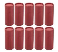 HEATSHAKING Paper Canister Storage Boxes 50ml Cylinder Kraft Paper Tubes 10pcs with Rustic Charm, Storage Solution for Essential Bottles and Dried Foods for Pantry and Shelf