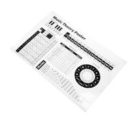 HEATSHAKING Piano Chords Poster Chart with Musical Scales and Guitar Chord Reference for Beginners and Advanced Learners Educational Music Theory Wall Art for Classroom Bedroom Decor