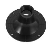 HEATSHAKING Plastic Horn Speaker Adapter for Stage Speakers Durable Weatherproof Black Plastic Horn Body Replacement for Enhanced Audio Performance