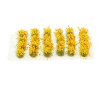 HEATSHAKING Plastic Static Grass Tufts for Model Railway and War Gaming Scenery Lightweight Miniature Grass Clusters for DIY Train Layouts Sand Table Military and Micro Landscape Decorations